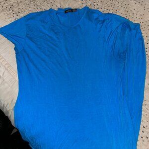 Short Sleeve Blue Shirt